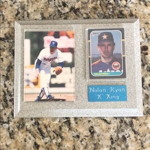 Nolan Ryan Texas Rangers / Houston Astros Plaque